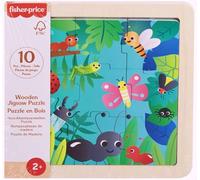 Fisher-Price Juguete para Bebés Rompecabezas Amigos de la Jungla de Madera para niños de 2 años en adelante