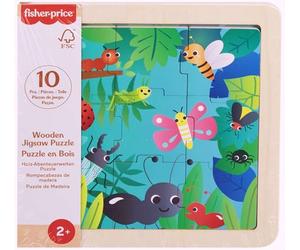 Fisher-Price Juguete para Bebés Rompecabezas Amigos de la Jungla de Madera para niños de 2 años en adelante