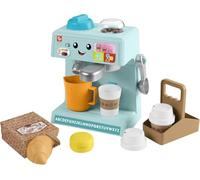 Fisher-Price Juguete para niños pequeños My Barista con Niveles de Aprendizaje y 10 Piezas, a Partir de 18 Meses, versión multilingüe HYT00