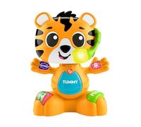 Fisher-Price Juguetes educativos para bebés y niños pequeños, Beat Bande Aprendizaje y danza Tiger Justin con sonidos y luces para niños a partir de 9 meses, edición alemana HYL31