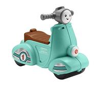 Fisher-Price Laugh & Learn Correpasillos Scooter multilingüe | Inglés, francés, español, alemán, italiano y neerlandés; "moto" para peques de 1+ año, HMV76