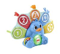 Fisher-Price Linkimals Pavo Real, Juguete de Aprendizaje con Luces y Sonidos Que enseña Colores y a Contar, bebés +9 Meses, versión español (HNN80)