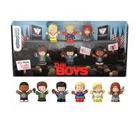 Fisher-Price Little People Collector The Boys Pack 6 figuras que incluye a Billy Butcher, Homelander y Starlight entre otros, juguete para coleccionistas inspirado en la serie, +1 año (HVG72)