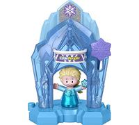 Fisher-Price Little People - Disney Frozen Elsa's Palace Portable Playset with Figure for Toddlers and Preschool Kids Ages 1 ½ to 5 Years
