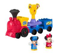 Fisher-Price Little People Disney Jr Tren Musical de Mickey y Minnie, Conjunto de Juego con 2figuras para Juego de imitación, Juguete para niños y niñas pequeños a Partir de 18meses, JKB04