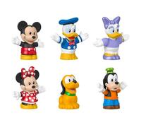 Fisher-Price Little People Disney Juguete para niños pequeños Mickey Mouse y Sus Amigos, Conjunto 6 Figuras para niños y niñas en Edad Preescolar, a Partir de 18meses, JHD08