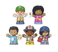 Fisher-Price Little People Héroes de la Comunidad Pack 5 Figuras, Juguete para bebé +1 año (Mattel HGR31)
