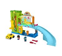 Fisher-Price Little People HRB35 - Juego Interactivo de Taller de reparación de Coches con Luces, música y Contenido Educativo Inteligente para niños pequeños