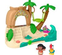 Fisher-Price Little People - Juguete para niños pequeños Disney Princess Moana Adventure Village con figuras para jugar a simulación para niños a partir de 18 meses, JGP44