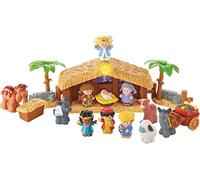 Fisher-Price Little People, pack de 12 figuritas Conjunto de Belén, juguetes bebés +1 año (Mattel J2404)