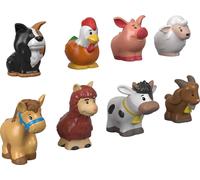 Fisher-Price Little People Pack de 8 Figuras animalitos de la Granja, Juguetes b