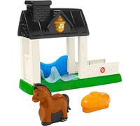 Fisher-Price Little People Stable, Horse Figure and playset with Light and Sounds for Toddlers and Preschool Kids . to 5 Years