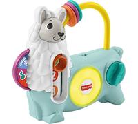 Fisher-Price- Emma el Lama LK Llama Refresh - FR, Multicolor, pequeño (Mattel HNM89)