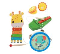 Fisher Price Madera Instrumentos Musicales 5 Pieza Niño Juguete Desde 18 Meses