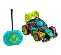Fisher-Price Mi Primer RC, Coche de juguete de carreras teledirigido con 2 velocidades y mando radio control de fácil manejo con 4 botones, regalo para niños y niñas +3 años, HYH28