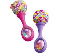 Fisher-Price Mis Primeras Maracas juguete musical rosa, hochets permite en los manos de bebé, allient entretenimiento y Douceur, 3 Meses y Plus, fpy64