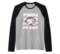 Fisher-Price - Mono Morado Camiseta Manga Raglan