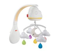 Fisher-Price Móvil Nubes y Lunas, Juguete de Cuna proyector para bebé recién Nacido (Mattel GRP99)