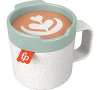 Fisher-Price Móvil Taza de café sonajero y mordedor Juguete hecho con materiales reciclados, regalo para bebé +3 meses (Mattel HGB86)
