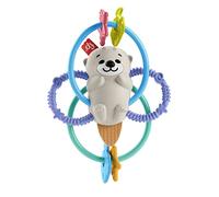 Fisher Price - Anillos mordedores de Nutria, juguete sensorial para bebés ㅤ