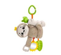 Fisher-Price Oso perezoso activity, juguete colgante con actividades para bebés recién nacidos (Mattel GHL39)