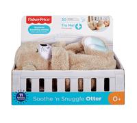Fisher-Price Otter Bedtime - Musical Plush - with Movement, Sounds and Soothing Lights - Gift for Babies 0+ Months (FXC66)