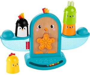 Fisher - Price Pájarito Apila y Suena, juguete apilable con sonajeto bebés +6 meses (Mattel GJW26)