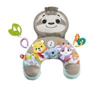 Fisher-Price Perezoso Cojín con música y vibraciones relajantes para bebé, incluye mordedor y actividades (Mattel GRR01)