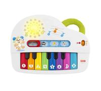 Fisher-Price Piano Juega y aprende, Juguete Musical para bebé +6 Meses (Mattel GFK00)