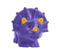 Fisher-Price Pieza de repuesto Little People Dinosaur Village Playset HYH66 - Figura de repuesto de Triceratops morado y amarillo