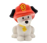 Fisher-Price Pieza de repuesto Little People Lift n Lower Firetruck Playset DNF85 - Figura de perro de fuego dálmata de repuesto