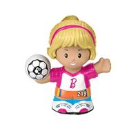 Fisher-Price Pieza de repuesto Little People You Can Be Anything Playset - Figura de jugador estrella de fútbol femenino de repuesto