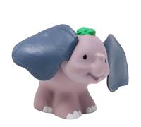 Fisher-Price Pieza de repuesto para colección Little People Arca de Noé o Zoo K0475 - Figura de elefante de repuesto con orejas de tacto y tacto similar al cuero y tortuga verde en su cabeza