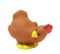Fisher-Price Pieza de repuesto para colección Little People Discovery Farm Barnyard Playset CBM90 - Figura de pollo marrón de repuesto
