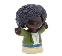 Fisher-Price Pieza de repuesto para colección Little People School, Family u Office Playset HVT38 - Figura de repuesto de mamá afroamericana