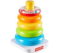 Fisher-Price Pirámide balanceante, Juguete clásico de apilar Aros para niños + 6 Meses (Mattel GKD51)