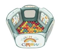 Fisher Price- Piscina Hinchable con 50 Bolas de Colores- con Estructura Hinchable- Incluye Bolsa de Transporte (Deqube 935D00193)
