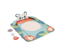 Fisher-Price Planet Friends Alfombra Panda 3 en 1 Manta de actividades, recién nacido, fabricado con un 90% de plástico reciclado y embalaje certificado FSC, (HKD65)
