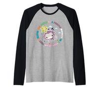 Fisher-Price Purple Monkey - Mono Morado Colgante Camiseta Manga Raglan