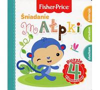 Fisher Price Puzzle Sniadanie malpki