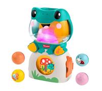 Fisher-Price Rana bebé con Luces y Rodillo | Juguete de bolas con caída, música y luces, 3 bolas, motricidad fina, bebés desde 6 meses, JLB96