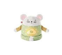 Fisher-Price Ratoncito medita Conmigo Peluche con Luces relajantes, Ayuda a Dormir, Juguete para niños (Mattel HHH41)