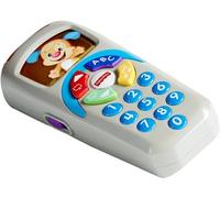 Fisher-Price Ríe y Aprende Mando a distancia perrito, juguete electrónico de aprendizaje para bebé +6 meses, Versión: UK-Inglés , DLD30