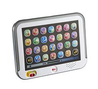 Fisher-Price Ríe y Aprende Mi primera tablet, juguete electrónico educativo con luces y sonidos para bebé +1 año, Versión: Alemán, CDG57