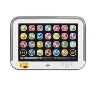 Fisher-Price Ríe y Aprende Mi Primera Tablet, Juguete electrónico Educativo con Luces y Sonidos para bebé +1 año, versión español (CDG61)
