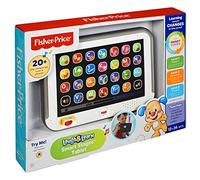 Fisher-Price Ríe y Aprende Mi Primera Tablet, Juguete electrónico Educativo con Luces y Sonidos para bebé +1 año, Versión: Polaco, DHN29