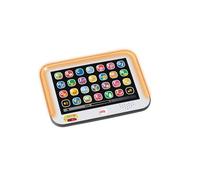 Fisher-Price Ríe y Aprende Mi Primera Tablet, Juguete electrónico Educativo con Luces y Sonidos para bebé +1 año, Versión: Alemán, HXB66
