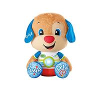Fisher-Price Ríe y Aprende Perrito Grande de Juguete con Sonidos, Canciones y Frases, Regalo para bebés +18 Meses (Mattel HDJ18)