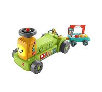 Fisher-Price Ríe y aprende Tractor 4 en 1 Correpasillos transformable con Actividades, Luces y Sonidos, bebés +6 Meses (Mattel HRB83)