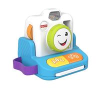 Fisher-Price Rires y Despertar Mi Primera Cámara Instantánea, Juguete Musical, Versión Francesa, para Bebé de 6 a 36 Meses, GMX43